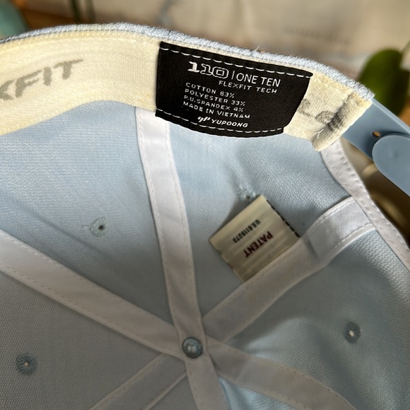 Travis Mathew Accessories 1 One Ten Flex Fit Baby Blue Golf Hat